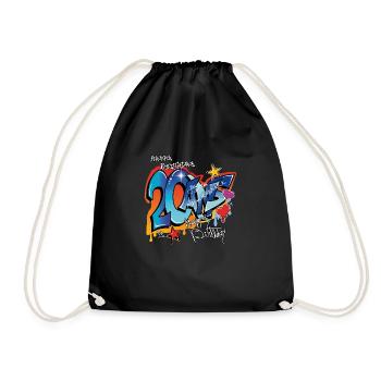 20 ans - Sac de sport léger - noir - Devant
