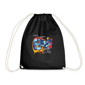 69 ans - Sac de sport léger - noir - Devant