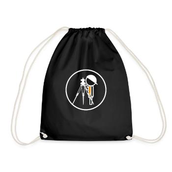 Surveyor - Drawstring Bag - black - Front