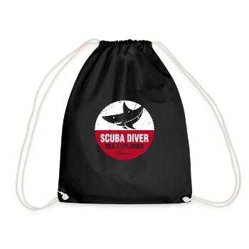 scuba_diver_sea_explorer - Sac de sport léger - noir - Devant