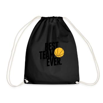 Best Team ever - Basketball - Drawstring Bag - black - Front