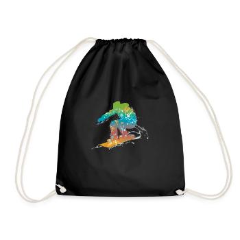 snowboard masculin de - Sac de sport léger - noir - Devant