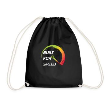 Speed Tacho Turbo Boost Chargeur de recharge cadeau Tuning - Sac de sport léger - noir - Devant