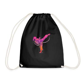 martial arts de - Turnbeutel - Schwarz - Vorne