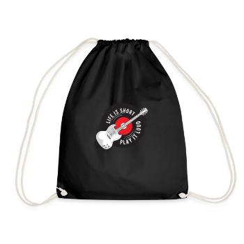 Enregistrement de guitare - Sac de sport léger - noir - Devant