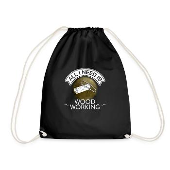 Cadeau de la scierie Woodhouse Handyman Treehouse - Sac de sport léger - noir - Devant