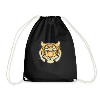 Tiger Spirit Guide - Turnbeutel - Schwarz - Vorne
