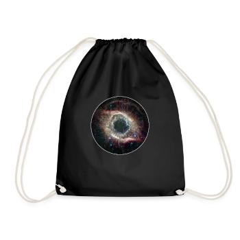 Galaxy - Space - Sterne - Cosmic - Kunst - - Turnbeutel - Schwarz - Vorne