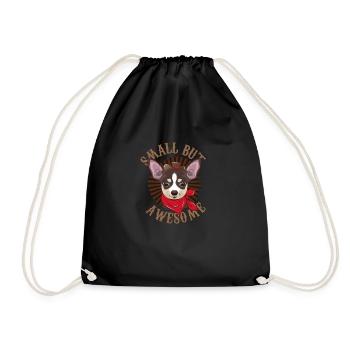 Chihuahua - Drawstring Bag - black - Front