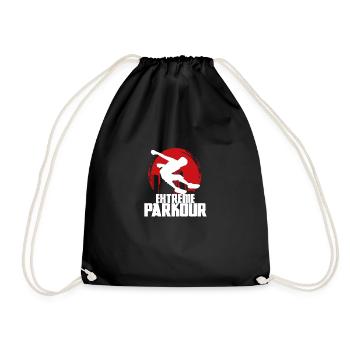 Extreme Parkour - Drawstring Bag - black - Front