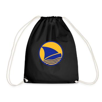Sailingboat Logo - Sac de sport léger - noir - Devant