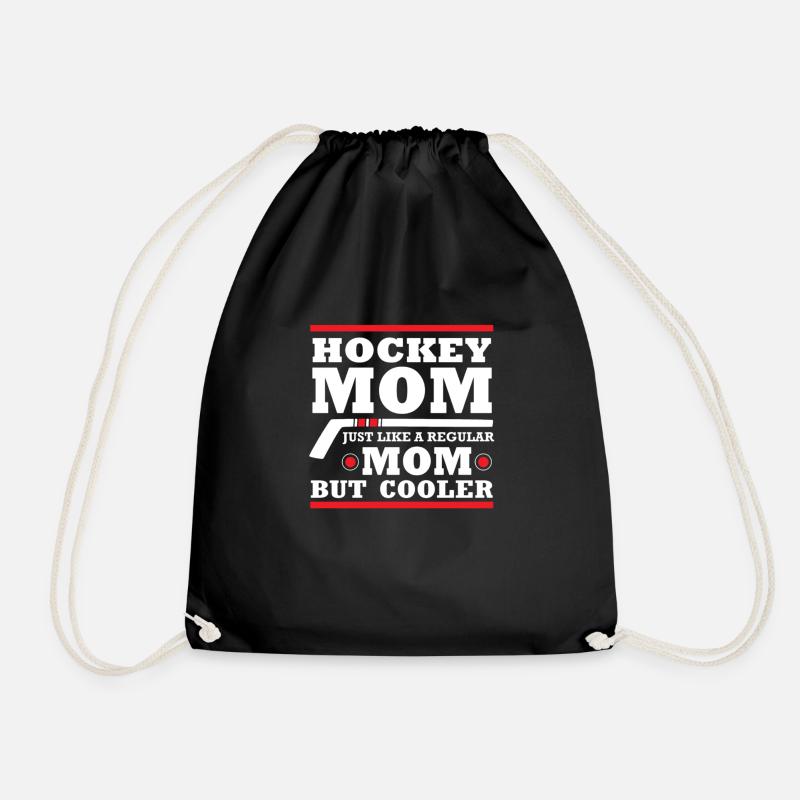 Hockey-Mamma-cooles Mutter-Geschenk - Turnbeutel - Schwarz