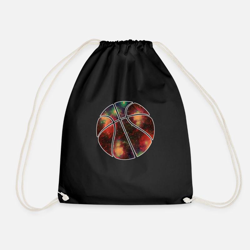 basketball galaxy - Turnbeutel - Schwarz