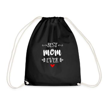 Meilleur cadeau maman jamais maman - Sac de sport léger - noir - Devant