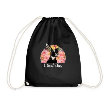 I Goat This - Drawstring Bag - black - Front