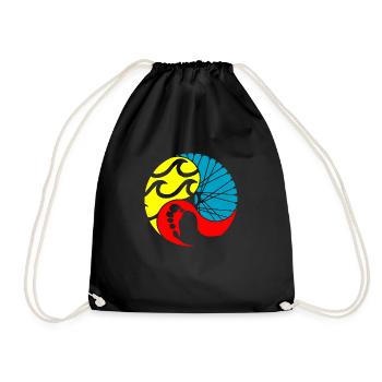 Triathlon - Drawstring Bag - black - Front