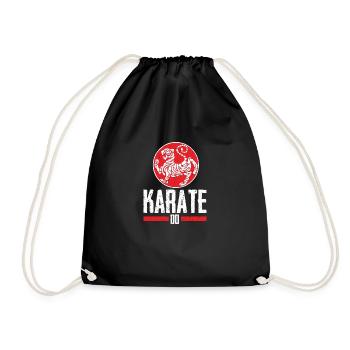 Geile Shotokan Tiger Hommage an dem Karate-Do-Stil - Turnbeutel - Schwarz - Vorne