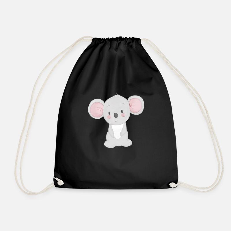 Koala - Turnbeutel - Schwarz