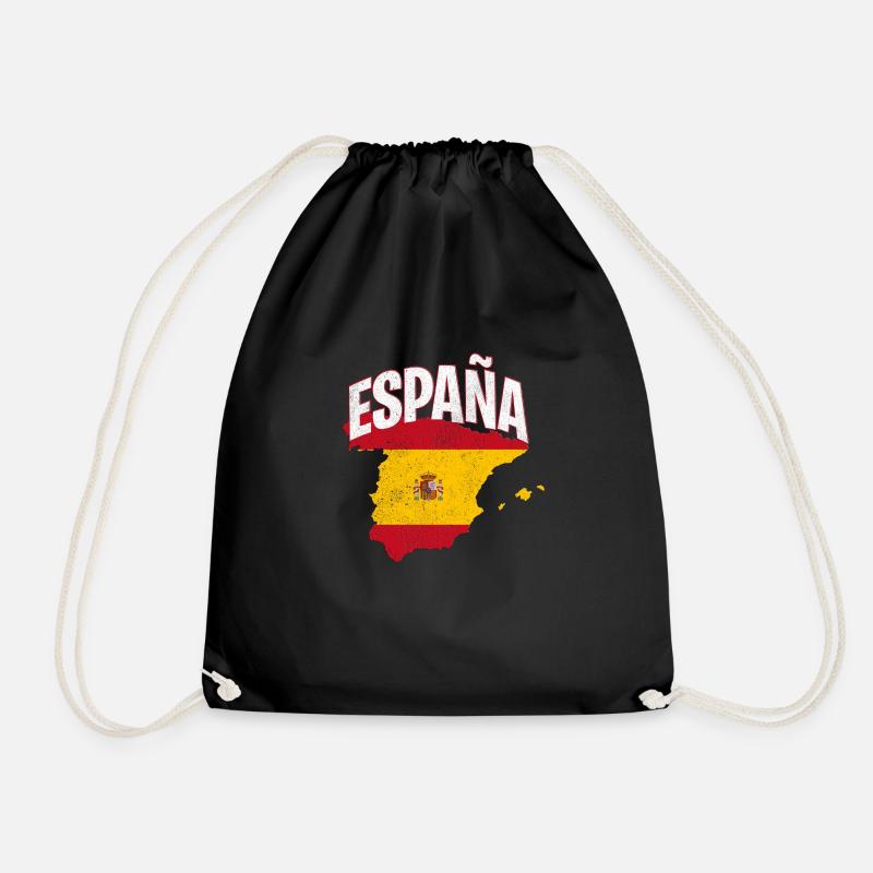 Espana Spanien - Turnbeutel - Schwarz