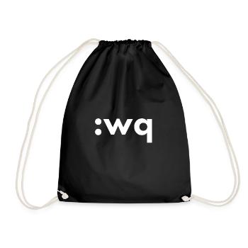 : wq - Sac de sport léger - noir - Devant