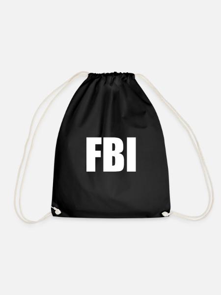 FBI - Turnbeutel - Schwarz