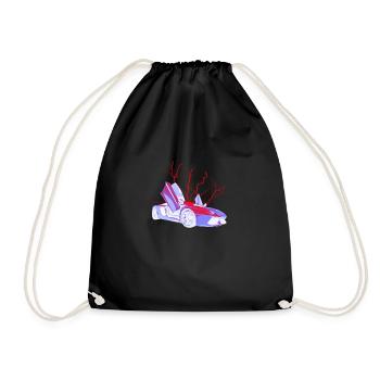 Lambo Aventador Storm Red - Sac de sport léger - noir - Devant