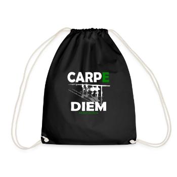 Carp Angler Carp Pond Carp Fishing Carp - Drawstring Bag - black - Front