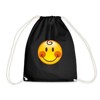 Smiley Cheeky Boy - Sac de sport léger - noir - Devant