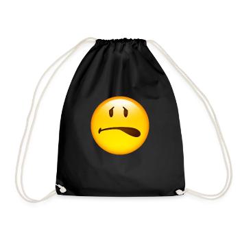 Smiley fear - Turnbeutel - Schwarz - Vorne