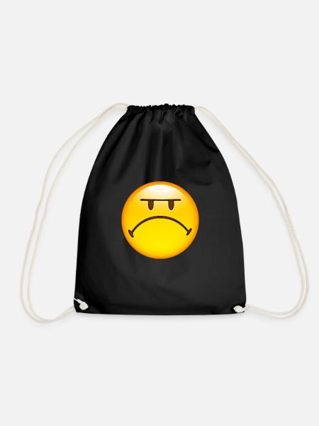 Smiley Mad - Turnbeutel - Schwarz