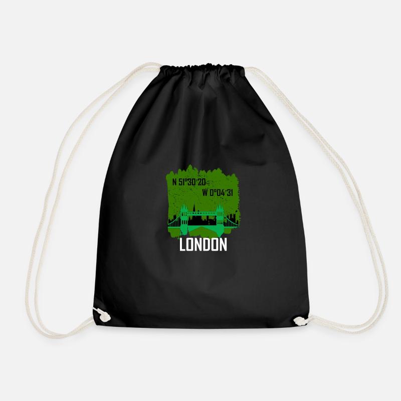 London Tower Bridge - Turnbeutel - Schwarz