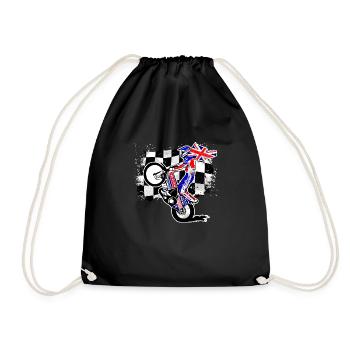 Speedway - Union Jack - UK Flag - Sac de sport léger - noir - Devant