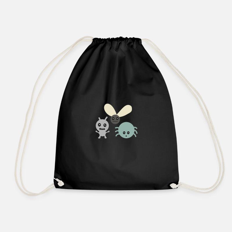 Petits insectes mignons - Sac de sport léger - noir
