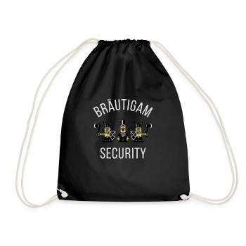 Bräutigam Security Wikinger (JGA / NEG) - Turnbeutel - Schwarz - Vorne
