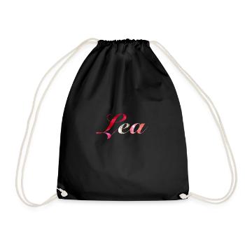 Leah - Drawstring Bag - black - Front