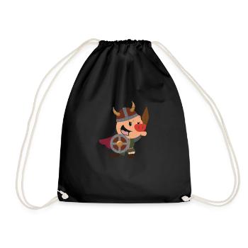 Idée cadeau Viking Funny Viking Cochon - Sac de sport léger - noir - Devant