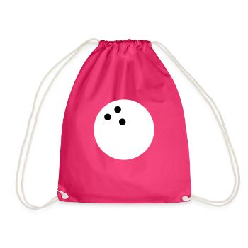 boule de bowling - Sac de sport léger - fuchsia - Devant