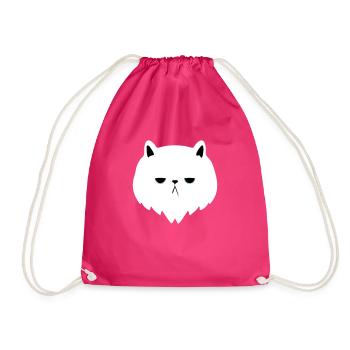 chat s'ennuie - Sac de sport léger - fuchsia - Devant