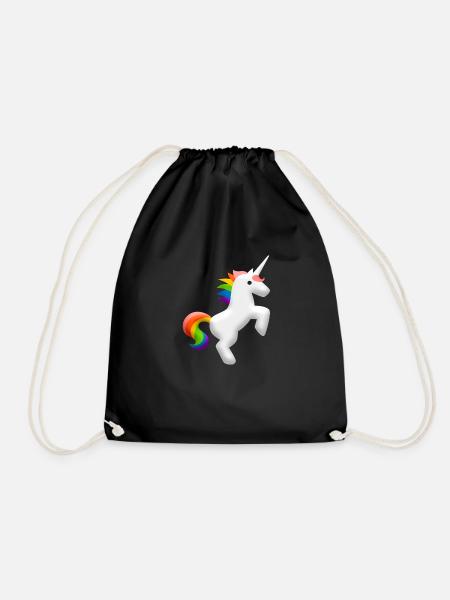 unicorn 4364265 1920 - Sac de sport léger - noir