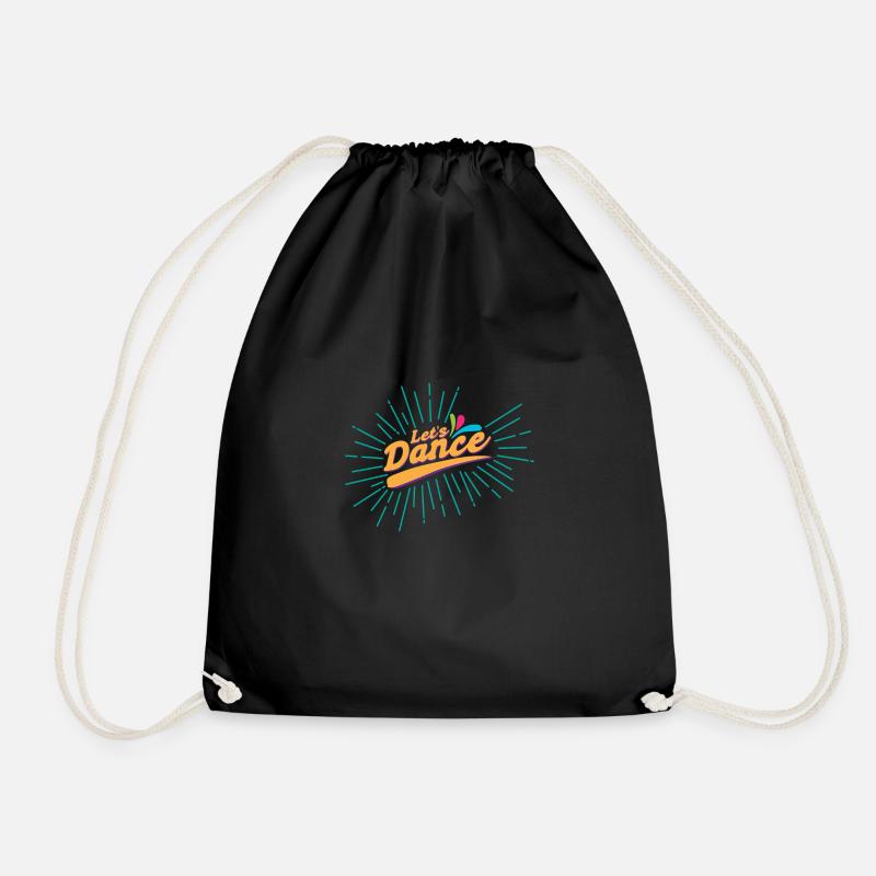 Party Let's Dance Dancer Lustige Geschenkidee - Turnbeutel - Schwarz