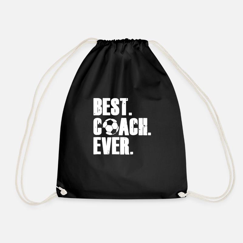 FUßBALL TRAINER T-SHIRT - Turnbeutel - Schwarz
