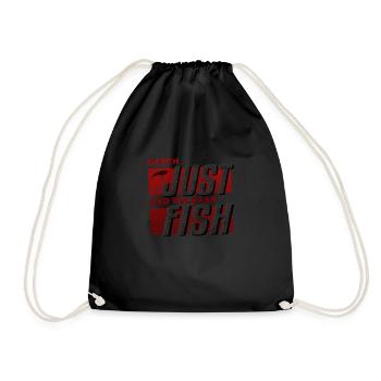 Just Fish - Predatory Fish Catch and Release - Drawstring Bag - black - Front
