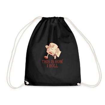 Papier toilette This Is How I Roll - Sac de sport léger - noir - Devant