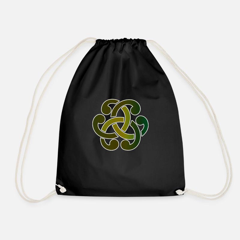noeud celtique - Sac de sport léger - noir