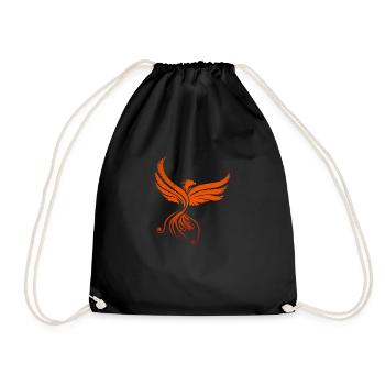 Ägypten Symbol Phönix Geschenkidee - Turnbeutel - Schwarz - Vorne