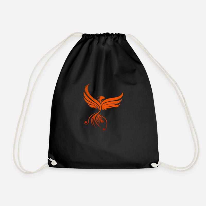 Ägypten Symbol Phönix Geschenkidee - Turnbeutel - Schwarz