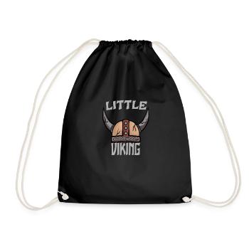 Petit viking - Sac de sport léger - noir - Devant