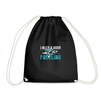 Canoë kayak | Cadeaux kayak d'aviron - Sac de sport léger - noir - Devant