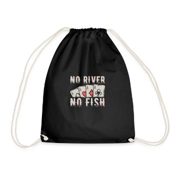Cartes de poker | Poker Poker Poker Poker Cadeaux - Sac de sport léger - noir - Devant