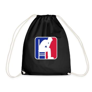 Depression sport logo - Drawstring Bag - black - Front